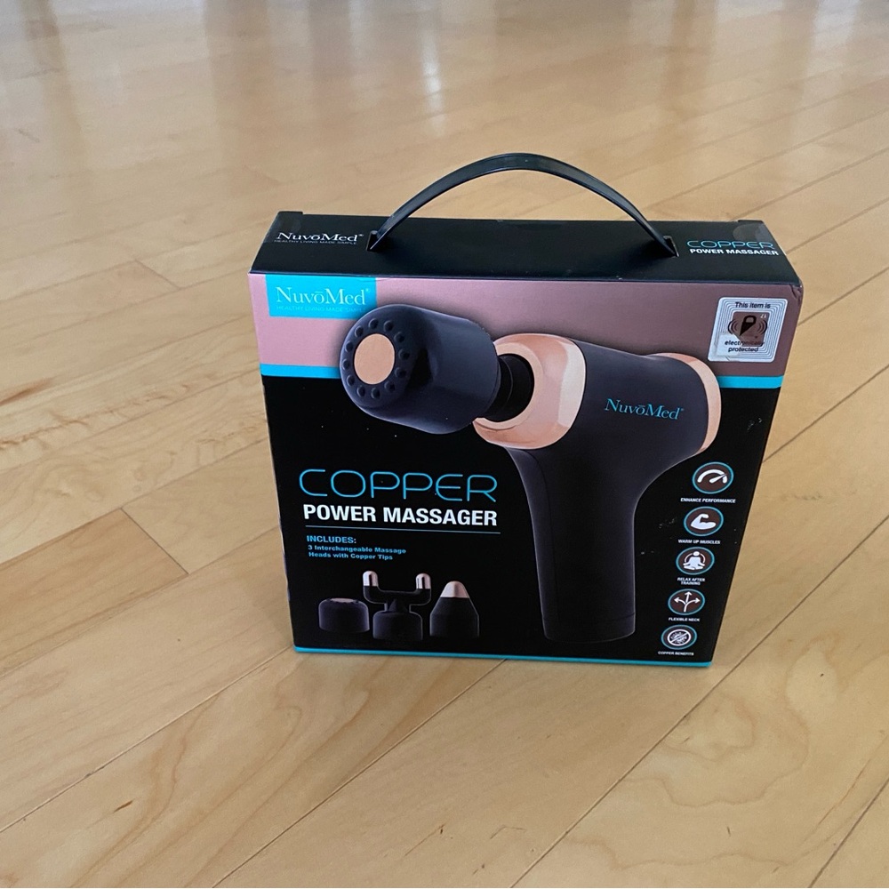 NWT Copper Power Massager - Black and Copper